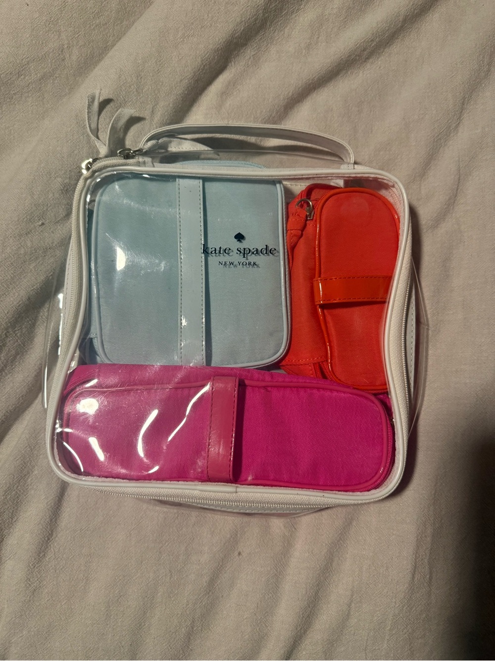 Kate Spade 4-Piece Cosmetic Travel Set